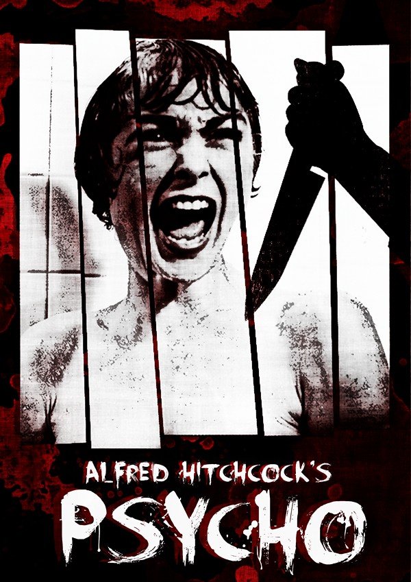 alfred hitchcock psycho poster 1960