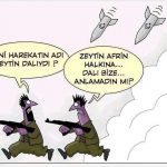 Zeytin Dalı Harekatı Temsili Karikatür