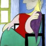 Pablo Picasso, Pencerenin Yanında Oturan Kadın Tablosu
