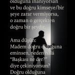 Doğruysa Çekinme