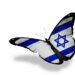 israil bayraklı kelebek
